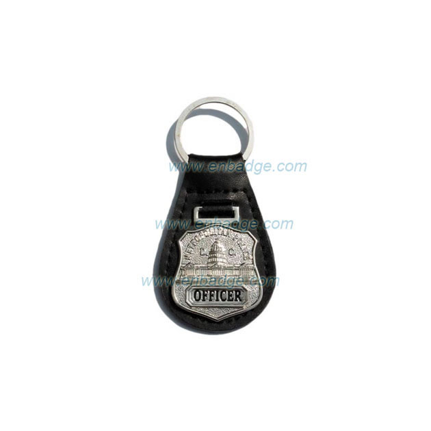 OFFICER Leather Keytag