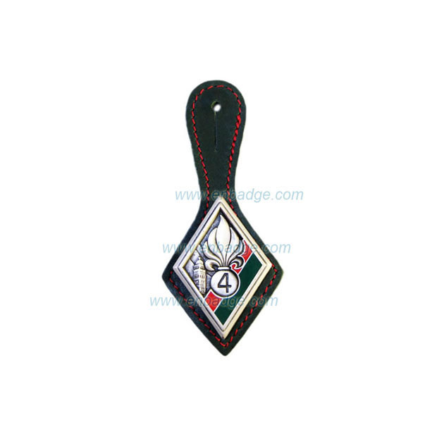 Leather Keyfob with Emblem