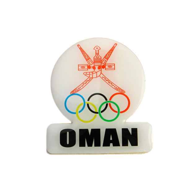 Oman Olympic Printing Badge