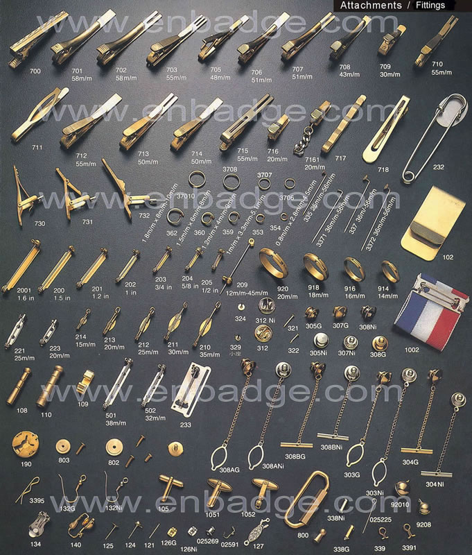 Attachment & Fitting Reference Chart