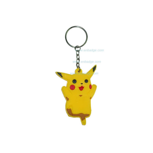 Soft PVC Rubber Keyring