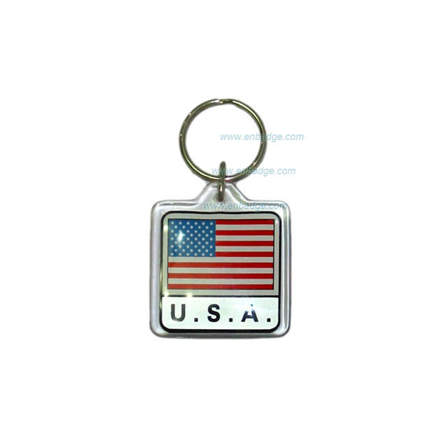 USA Acrylic Keychain
