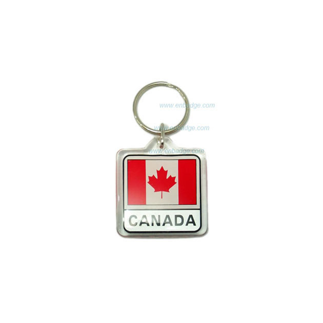 Canada Flag Keychain