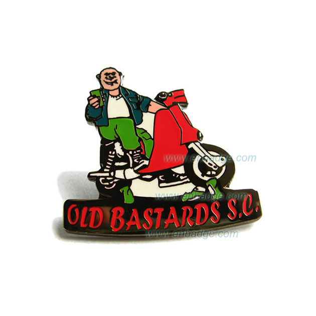 Old Bastards S.C. Pro-Enamel Badge