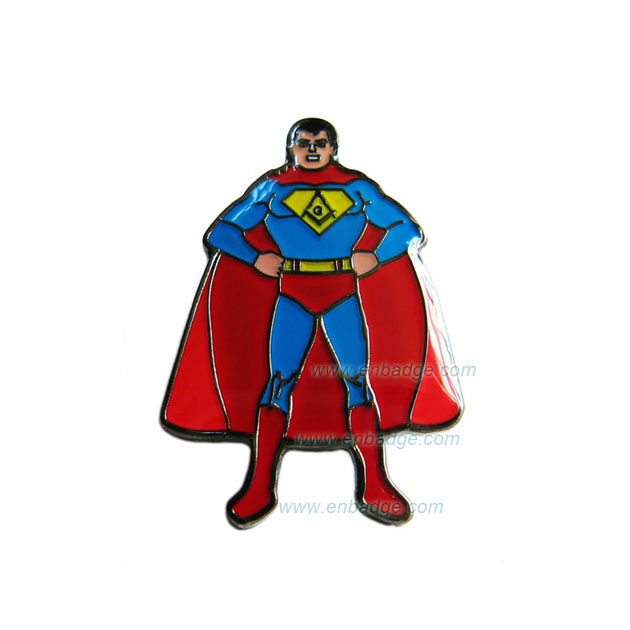 Superman Badge-Soft Enamel