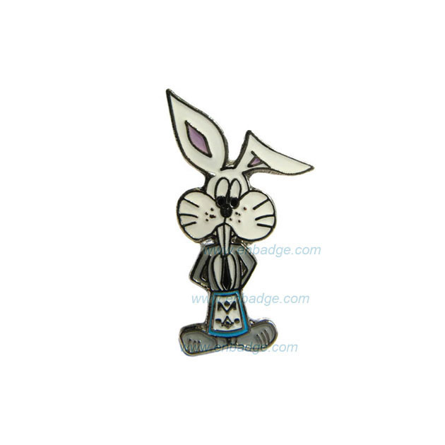 Rabbit Masonic Lapel Pin-Soft Enamel