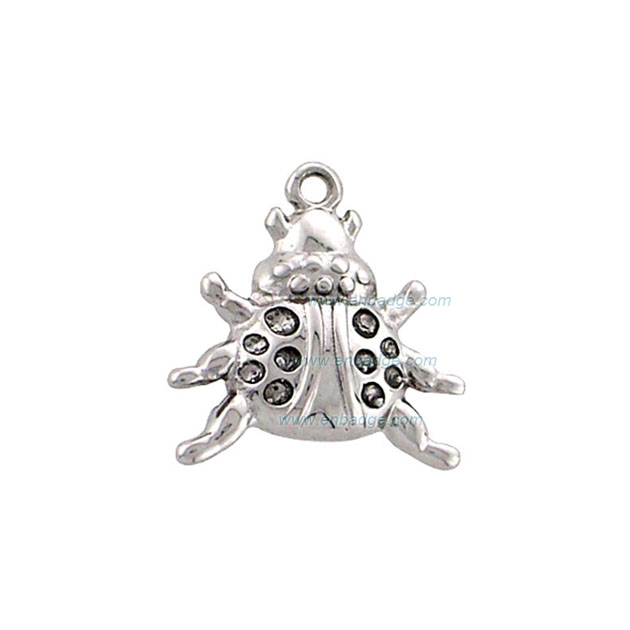 Stainless Steel Beatle Pendant