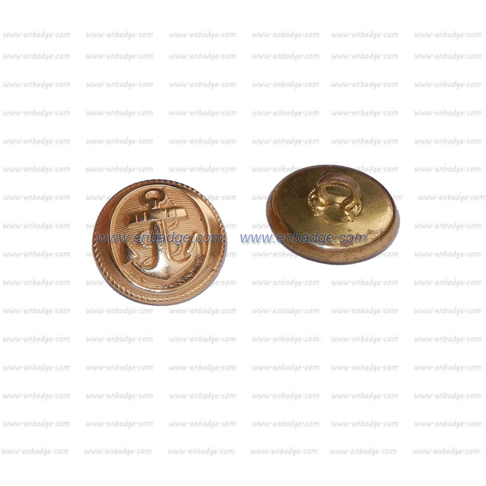 Navy Force Uniform Button